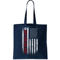 Best Dog Dad Ever American Flag Gift For Best Father Tote Bag