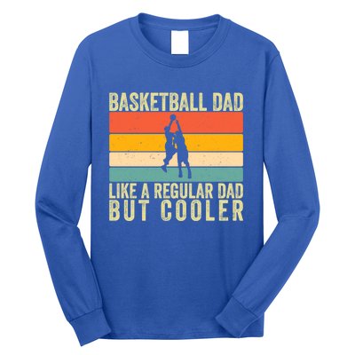 Basketball Dad Design Father Day Basketball Father Gift Long Sleeve Shirt