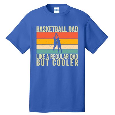 Basketball Dad Design Father Day Basketball Father Gift Tall T-Shirt