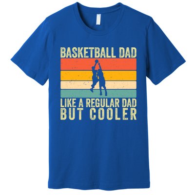 Basketball Dad Design Father Day Basketball Father Gift Premium T-Shirt