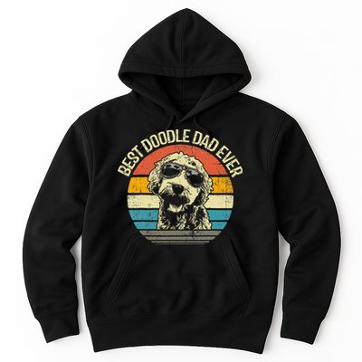 Best Doodle Dad Ever Funny Goldendoodle Dad Vintage Gifts  Hoodie