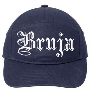 Bruja Dia De Muertos Mexican Halloween Witch Latina 7-Panel Snapback Hat