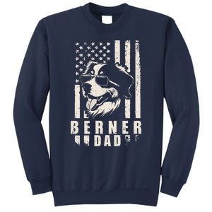 Berner Dog Dad American Flag Gifts For Best Father Daddy Sweatshirt