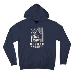 Berner Dog Dad American Flag Gifts For Best Father Daddy Tall Hoodie