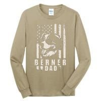 Berner Dog Dad American Flag Gifts For Best Father Daddy Tall Long Sleeve T-Shirt