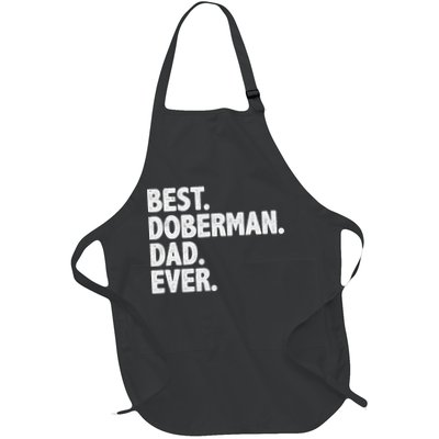 Best Doberman Dad Ever Funny Dog Owner Father's Day Apron