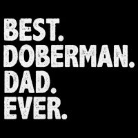 Best Doberman Dad Ever Funny Dog Owner Father's Day Drawstring Bag