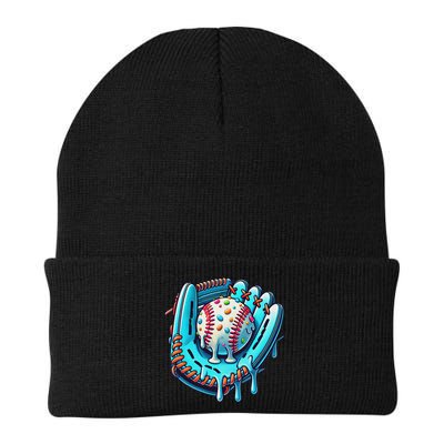 Baseball Drip Design Ice Cream Sprinkles Baseball Player Beanie