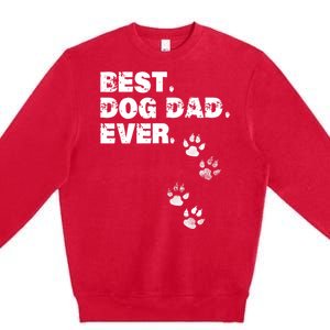 Best Dog Dad Ever Premium Crewneck Sweatshirt