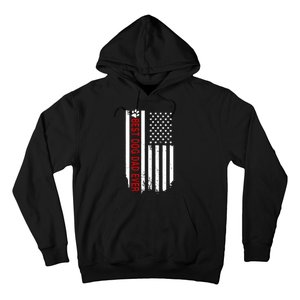 Best Dog Dad Ever American Flag Gift For Best Father Day Gifts Hoodie