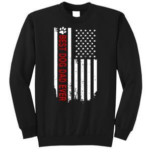 Best Dog Dad Ever American Flag Gift For Best Father Day Gifts Sweatshirt