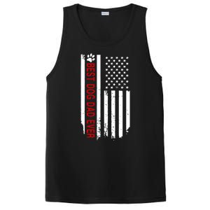 Best Dog Dad Ever American Flag Gift For Best Father Day Gifts PosiCharge Competitor Tank