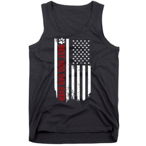 Best Dog Dad Ever American Flag Gift For Best Father Day Gifts Tank Top