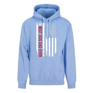 Best Dog Dad Ever American Flag Gift For Best Father Day Gifts Unisex Surf Hoodie