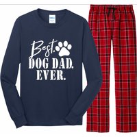 Best Dog Dad Ever Father's Day Gift Long Sleeve Pajama Set