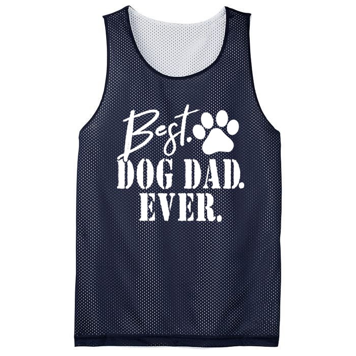 Best Dog Dad Ever Father's Day Gift Mesh Reversible Basketball Jersey Tank