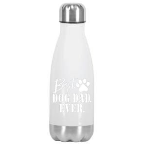 Best Dog Dad Ever Father's Day Gift Stainless Steel Insulated Water Bottle