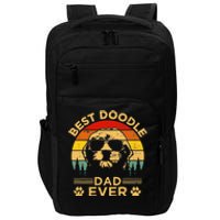 Best Doodle Dad Ever Fathers Day Funny Goldendoodle Dog Gift Impact Tech Backpack