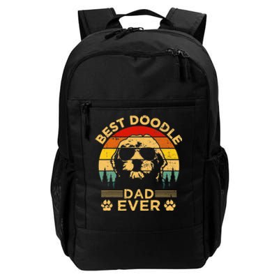 Best Doodle Dad Ever Fathers Day Funny Goldendoodle Dog Gift Daily Commute Backpack