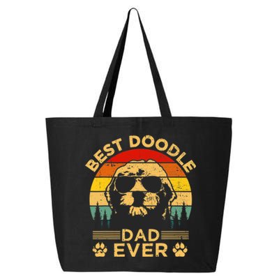 Best Doodle Dad Ever Fathers Day Funny Goldendoodle Dog Gift 25L Jumbo Tote