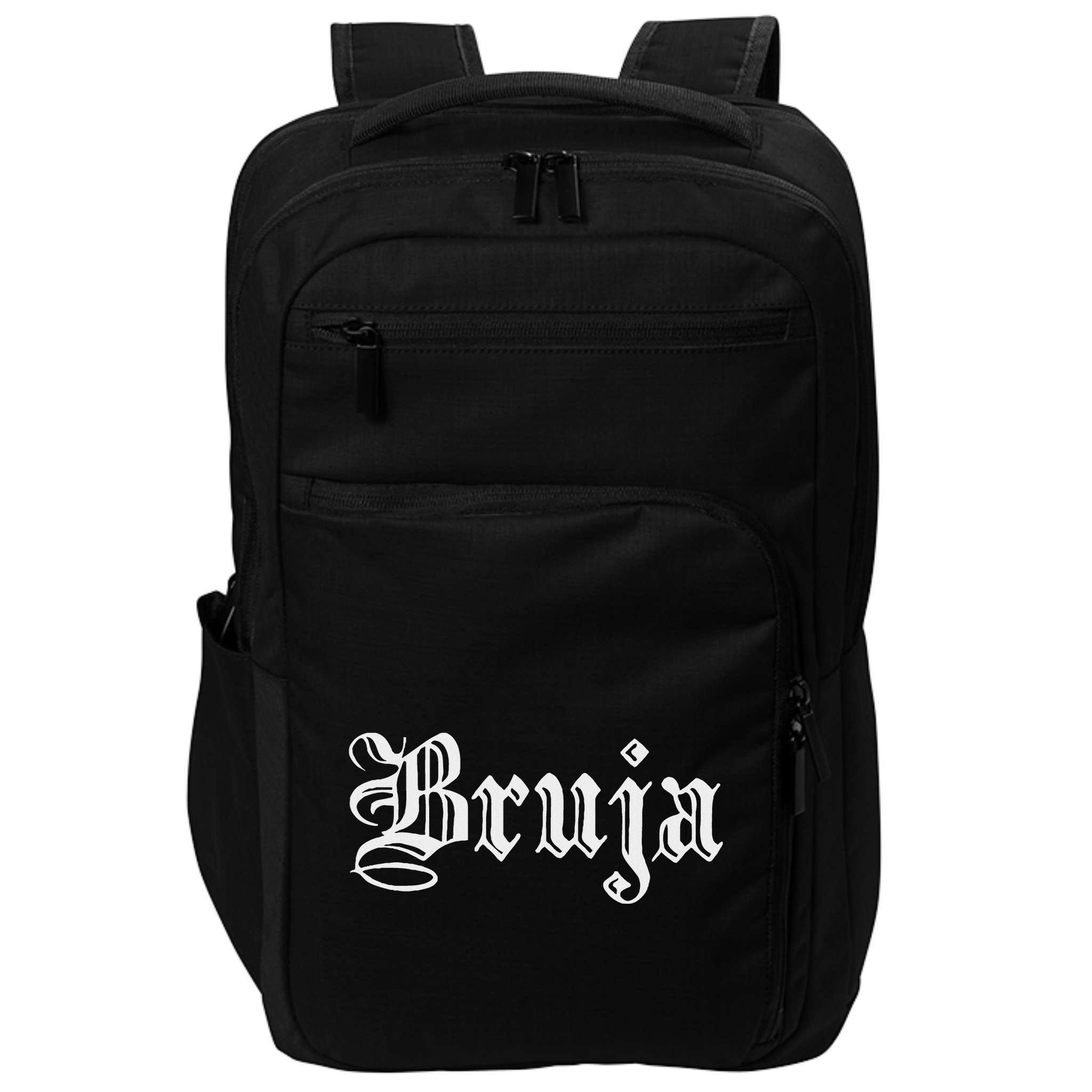 Bruja Dia De Muertos Mexican Impact Tech Backpack