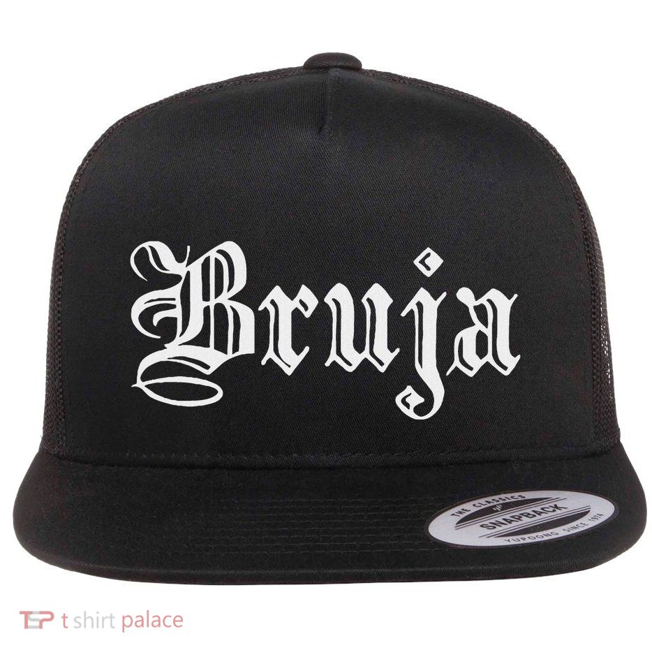 Bruja Dia De Muertos Mexican Flatbill Hat