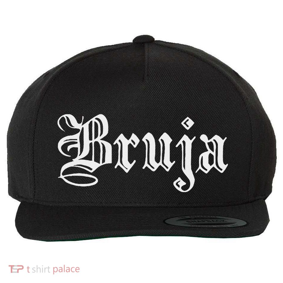 Bruja Dia De Muertos Mexican Wool Snapback Cap