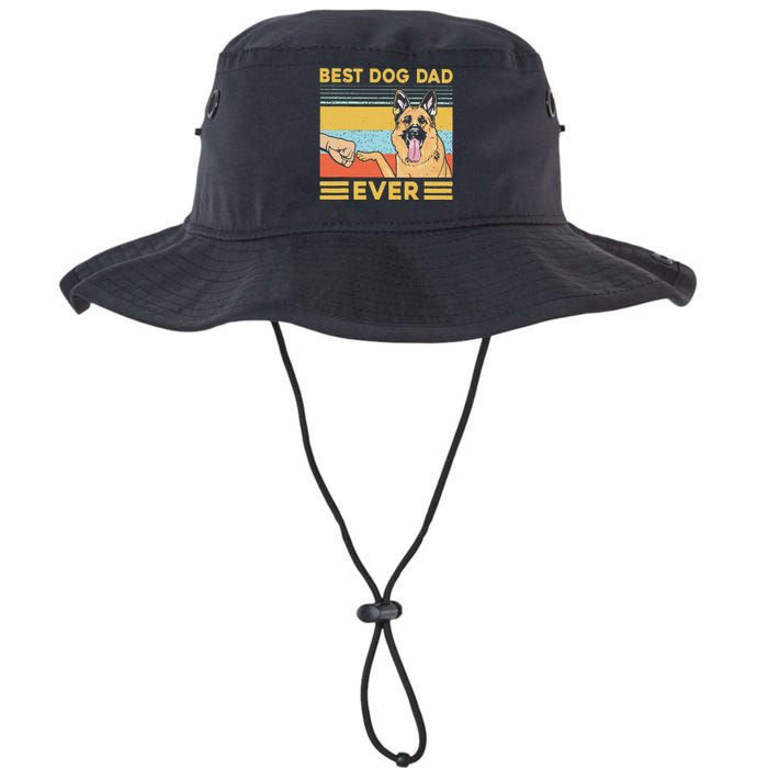 Best Dog Dad Ever German Shepherd Retro Vintage Legacy Cool Fit Booney Bucket Hat