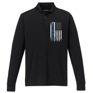 Best Dog Dad Ever Performance Long Sleeve Polo