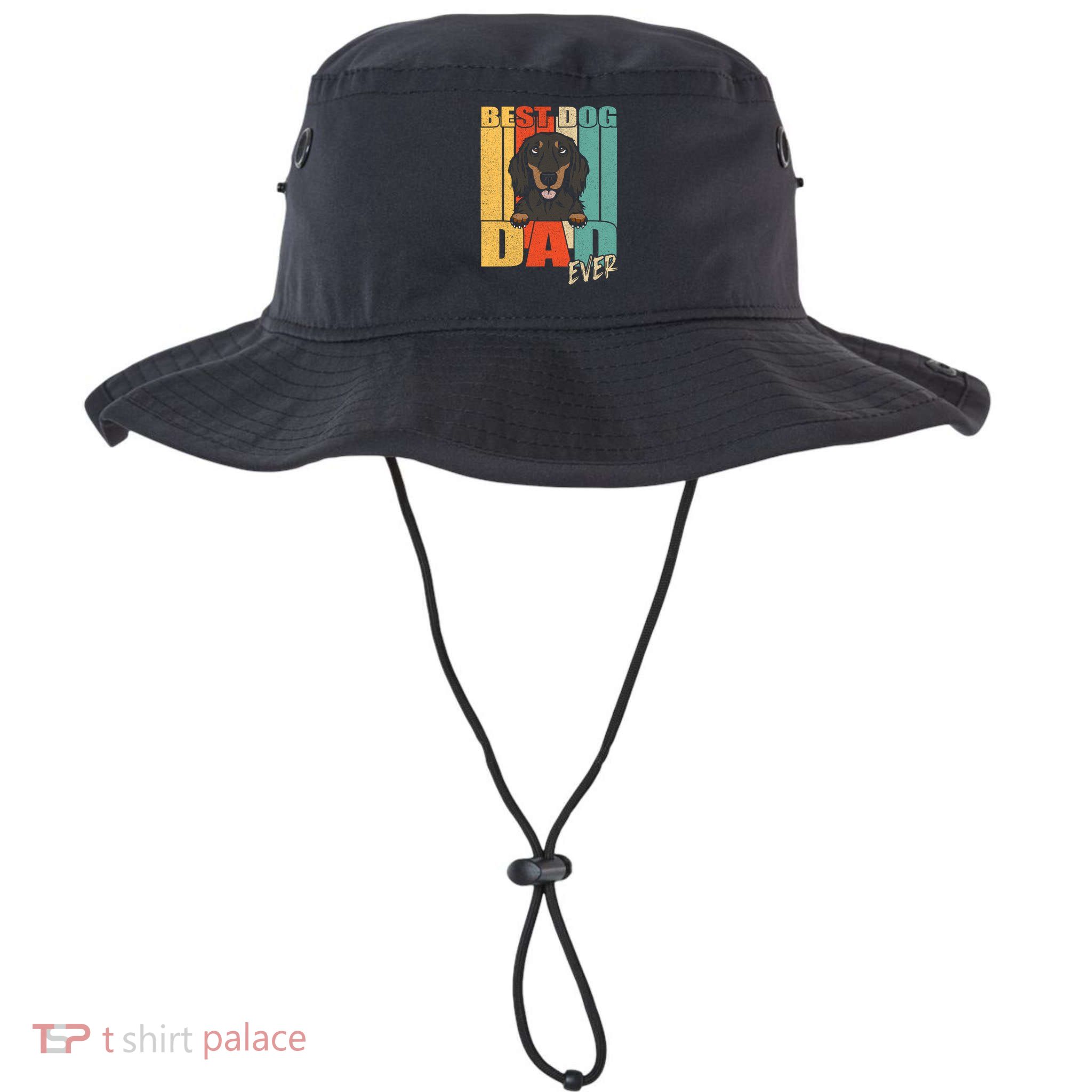 Best Dog Dad Ever Black And Tan Longhaired Dachshund Lover Meaningful Gift Bucket Hat