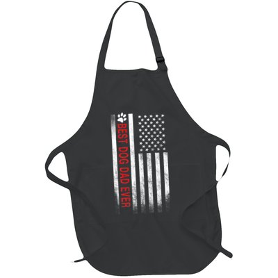 Best Dog Dad Ever American Flag Apron