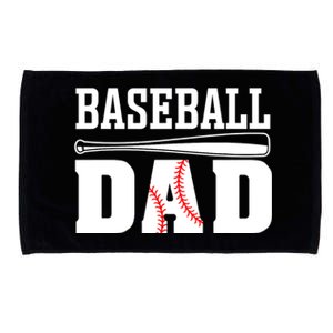 Baseball Dad - Dad Baseball Microfiber Hand Towel