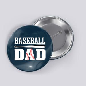 Baseball Dad - Dad Baseball Button