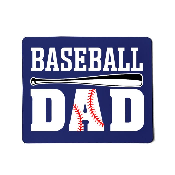 Baseball Dad - Dad Baseball Mousepad