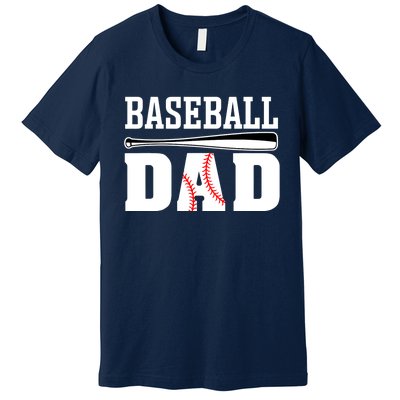 Baseball Dad - Dad Baseball Premium T-Shirt