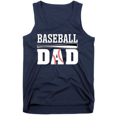 Baseball Dad - Dad Baseball Tank Top