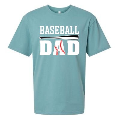 Baseball Dad - Dad Baseball Sueded Cloud Jersey T-Shirt