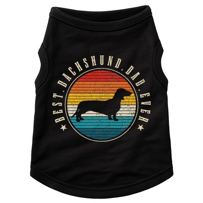 Best Dachshund Dad Ever Funny Doxie Wiener Dog Owner Doggie Tank