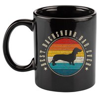 Best Dachshund Dad Ever Funny Doxie Wiener Dog Owner 11oz C Handle Ceramic Mug