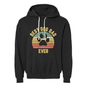 Best Dog Dad Ever Garment-Dyed Fleece Hoodie