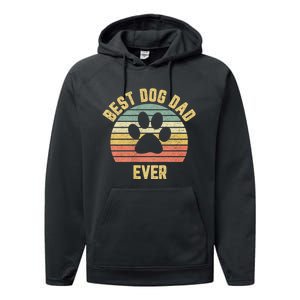 Best Dog Dad Ever Performance Fleece Hoodie