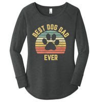 Best Dog Dad Ever Women's Perfect Tri Tunic Long Sleeve Shirt