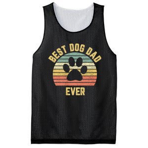 Best Dog Dad Ever Mesh Reversible Basketball Jersey Tank