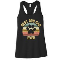 Best Dog Dad Ever Women's Racerback Tank