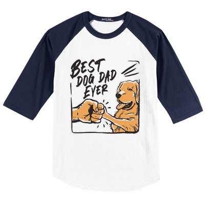 Best Dog Dad Ever Sayings Father Fathers Day Daddy Baseball Sleeve Shirt