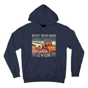 Best Dachshund Dad Ever Funny Wiener Dog Animal Lover Father Tall Hoodie