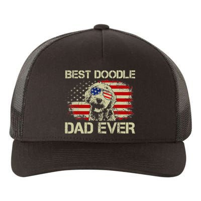 Best Doodle Dad Ever Goldendoodle 4th Of July Gift Yupoong Adult 5-Panel Trucker Hat