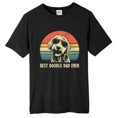 Best Doodle Dad Ever Funny Goldendoodle Dad Vintage Funny Gift Cool Gift Tall Fusion ChromaSoft Performance T-Shirt