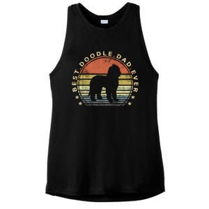 Best Doodle Dad Dog Lover Owner Labradoodle Goldendoodle Meaningful Gift Ladies PosiCharge Tri-Blend Wicking Tank