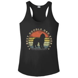 Best Doodle Dad Dog Lover Owner Labradoodle Goldendoodle Meaningful Gift Ladies PosiCharge Competitor Racerback Tank